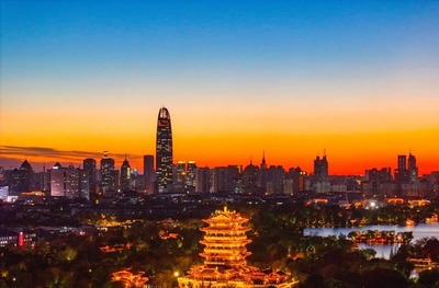 零下2℃的濟南傍晚是"橘子味"的