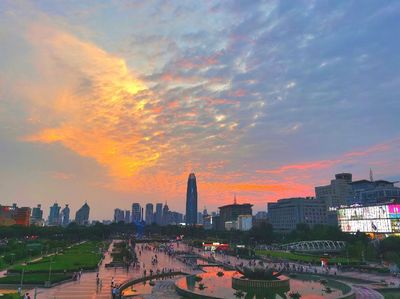美了美了,晚霞扮靚初秋泉城濟(jì)南